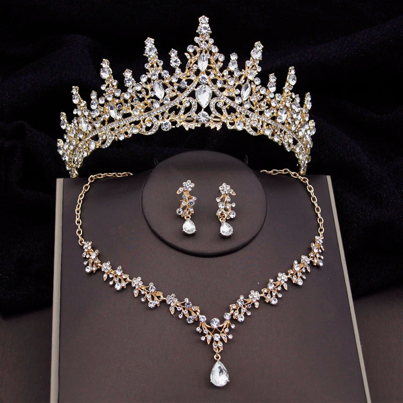 Luxury Bridal Crystal Jewelry Set – Perfect for Your Special Day